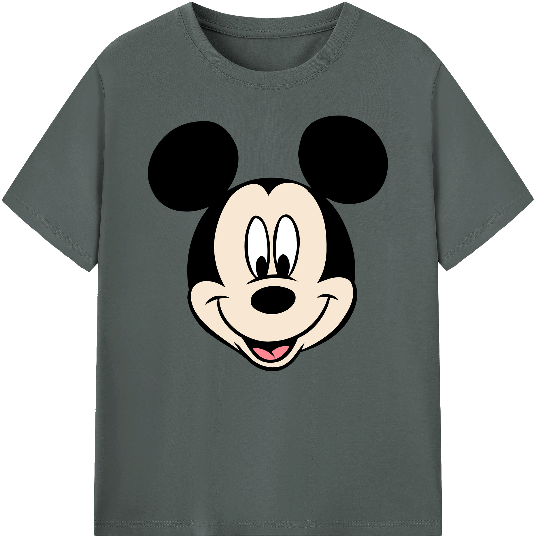ミッキーマウス Mickey Mouse 綿100％ メンズ半袖Tシャツ｜肌触りやわらか＆通気性